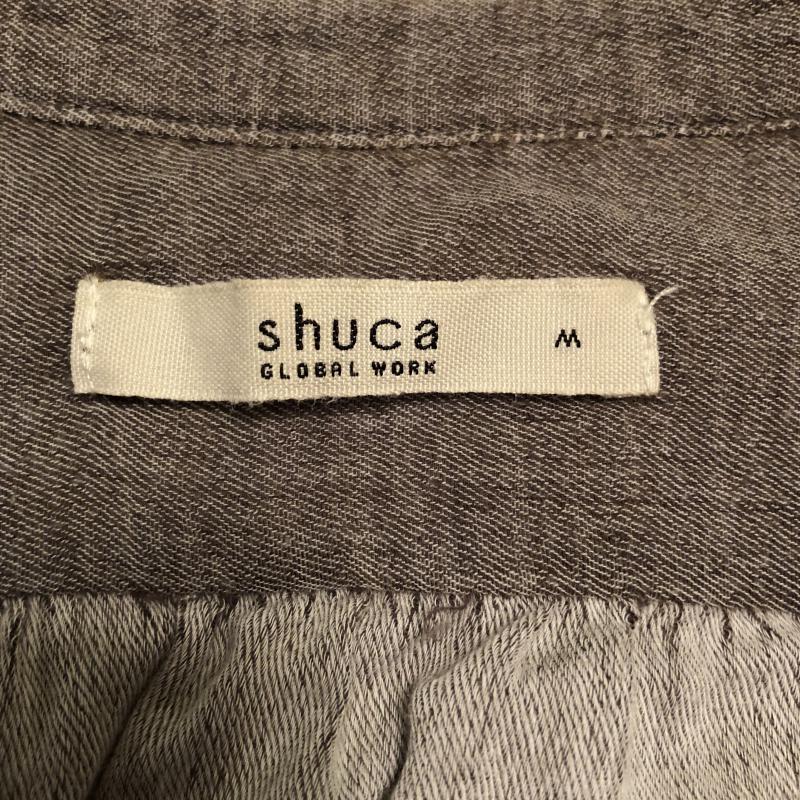 シュカ SHUCA チュニック 七分袖 M 無地 灰 / グレー /  レディース USED 古着 中古 10010835