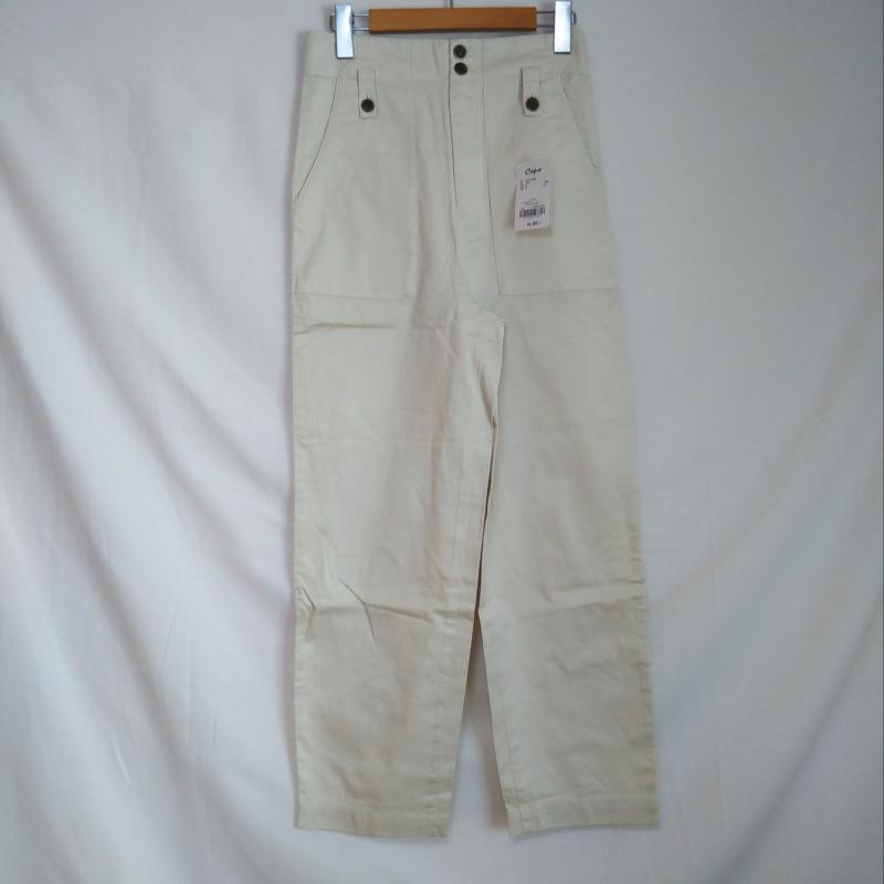 セポ cepo パンツ スラックス S 無地 白 / ホワイト /  レディース USED 古着 中古 10010955
