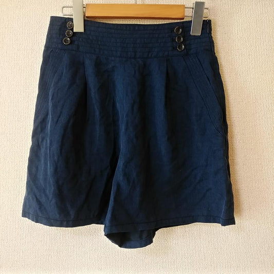 トランテアンソンドゥモード 31 Sons de mode パンツ キュロット M 無地 紺 / ネイビー /  レディース USED 古着 中古 10011022