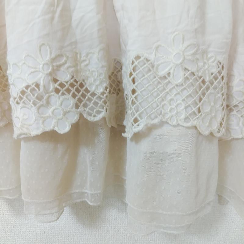シエラレオン SIERALEONE タンクトップ タンクトップ FREE 無地 X 花柄 X 刺繍 X ドット ベージュ / ベージュ / X 白 / ホワイト /  レディース USED 古着 中古 10011034