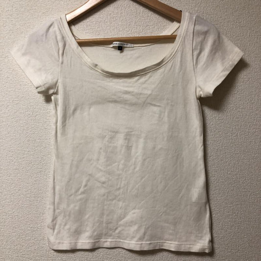 マーキュリーデュオ MERCURYDUO カットソー 半袖 FREE 無地 白 / ホワイト /  レディース USED 古着 中古 10011079