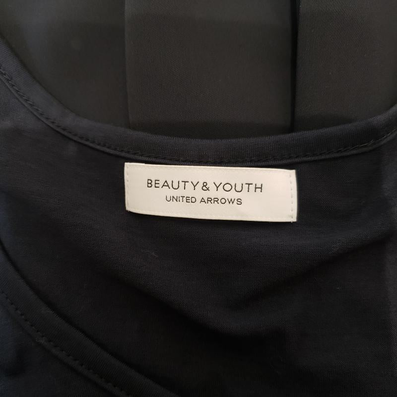 ビューティアンドユースユナイテッドアローズ BEAUTY&YOUTH UNITED ARROWS ワンピース ひざ丈スカート 無地 黒 / ブラック /  レディース USED 古着 中古 10011445