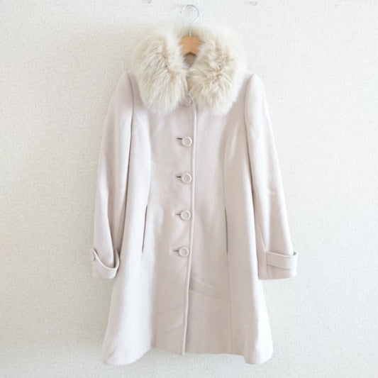レッセパッセ LAISSE PASSE コート コート一般 36 無地 ベージュ / ベージュ /  レディース USED 古着 中古 10011641