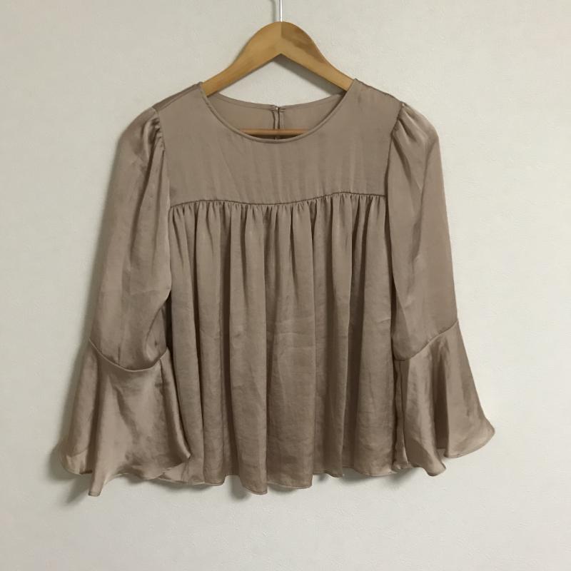 シードレイク Seadrake シャツ、ブラウス 長袖 38 無地 ベージュ / ベージュ /  レディース USED 古着 中古 10012109