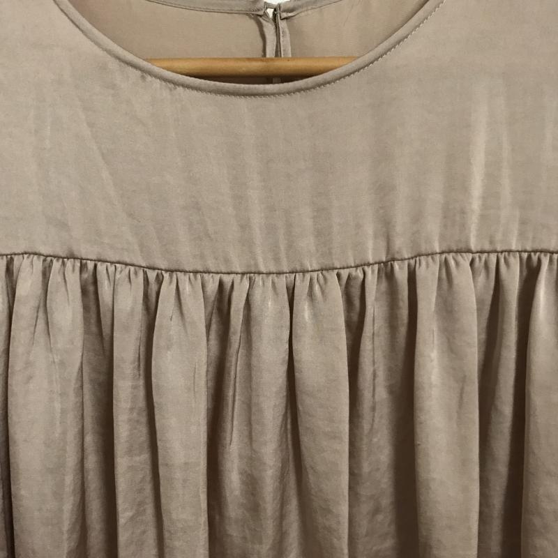 シードレイク Seadrake シャツ、ブラウス 長袖 38 無地 ベージュ / ベージュ /  レディース USED 古着 中古 10012109