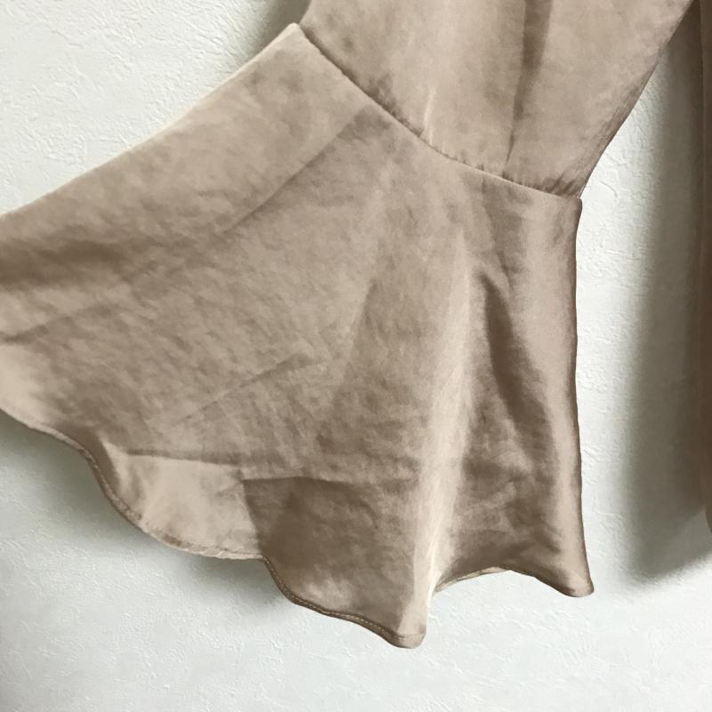 シードレイク Seadrake シャツ、ブラウス 長袖 38 無地 ベージュ / ベージュ /  レディース USED 古着 中古 10012109