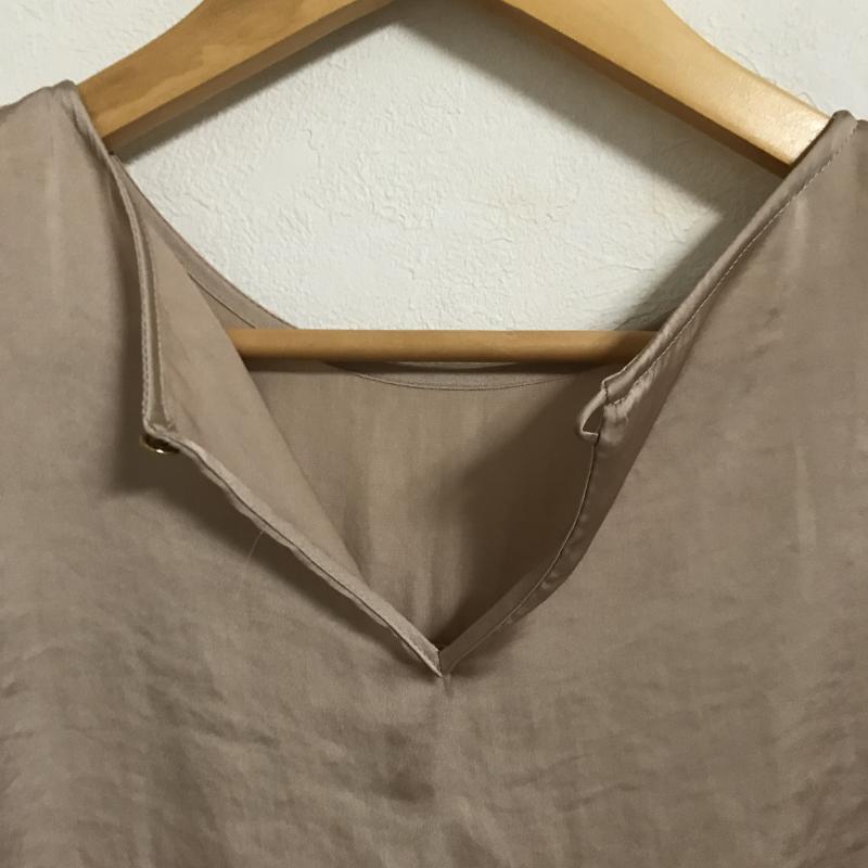 シードレイク Seadrake シャツ、ブラウス 長袖 38 無地 ベージュ / ベージュ /  レディース USED 古着 中古 10012109