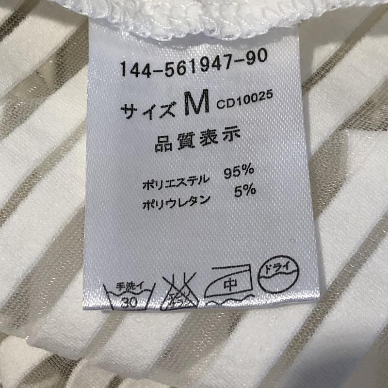 イング INGNI タンクトップ タンクトップ M ボーダー柄 白 / ホワイト /  レディース USED 古着 中古 10012154