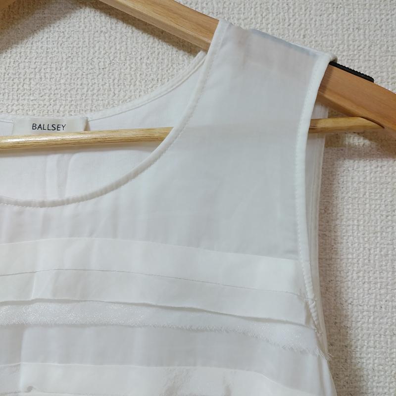 ボールジィ BALLSEY タンクトップ タンクトップ 38 無地 白 / ホワイト /  レディース USED 古着 中古 10012375
