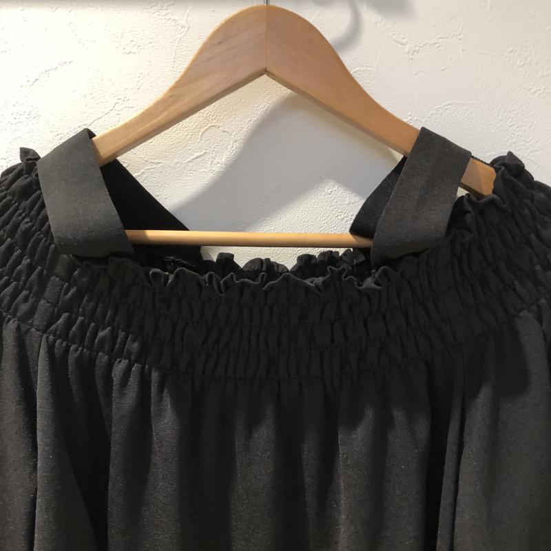 ムルーア MURUA カットソー 半袖 FREE 無地 黒 / ブラック /  レディース USED 古着 中古 10012415