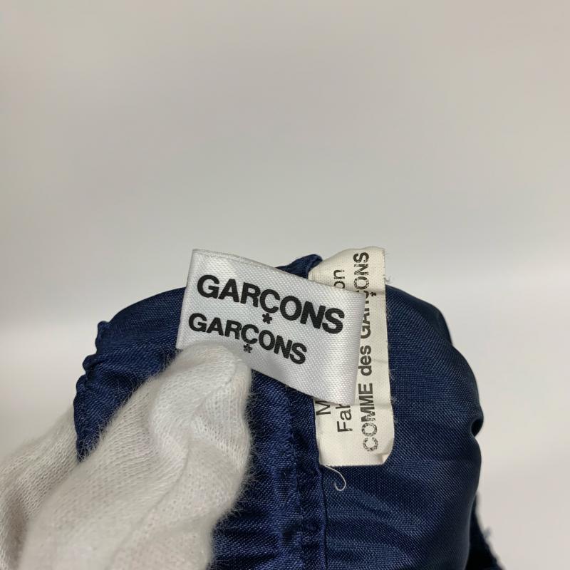 コムデギャルソンコムデギャルソン COMME des GARCONS COMME des GARCONS スカート ひざ丈スカート サテンスカート バイカラー RP-S002 XS 無地 紺 / ネイビー / X 黒 / ブラック /  レディース USED 古着 中古 10012493