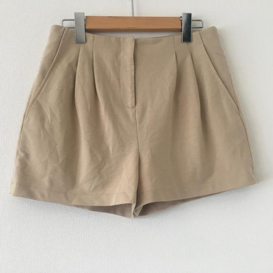 ムルーア MURUA パンツ ショートパンツ 2 無地 ベージュ / ベージュ /  レディース USED 古着 中古 10012620