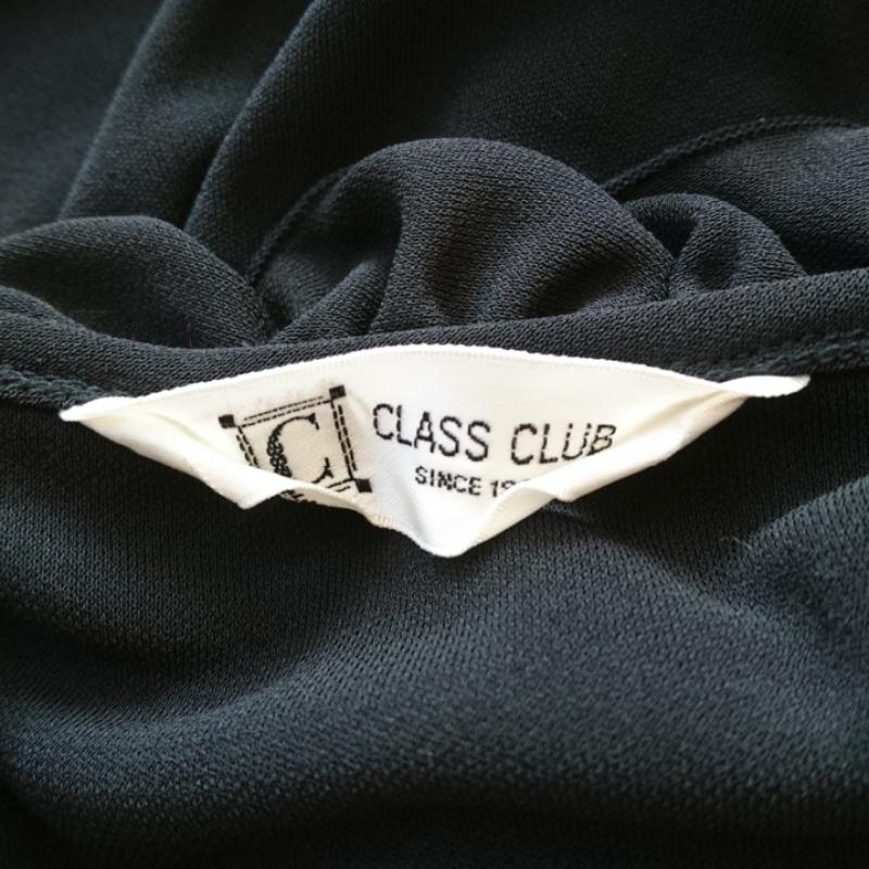 CLASS CLUB CLASS CLUB カットソー 半袖 ノースリーブ 38 無地 黒 / ブラック /  レディース USED 古着 中古 10012721