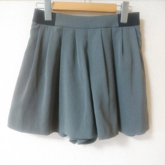 トランテアンソンドゥモード 31 Sons de mode パンツ キュロット 38 無地 灰 / グレー / X 黒 / ブラック /  レディース USED 古着 中古 10012790