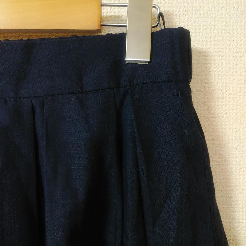 ロペピクニック ROPE' PICNIC スカート ひざ丈スカート 38 無地 紺 / ネイビー /  レディース USED 古着 中古 10012808