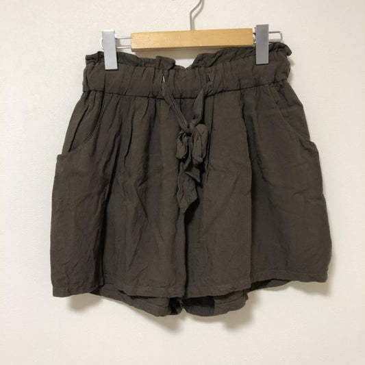 ワンズオウンケイビーエフ ONE'S OWN KBF パンツ ショートパンツ 無地 茶 / ブラウン /  レディース USED 古着 中古 10012867