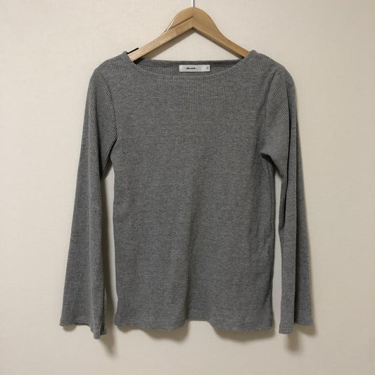 ニコアンド niko and... カットソー 長袖 無地 灰 / グレー /  レディース USED 古着 中古 10012877