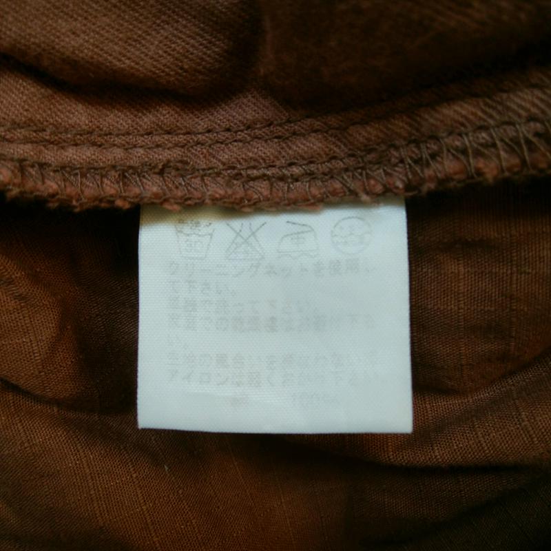 ズッカ ZUCCa ボトムス ボトムス S 無地 茶 / ブラウン /  レディース USED 古着 中古 10012920