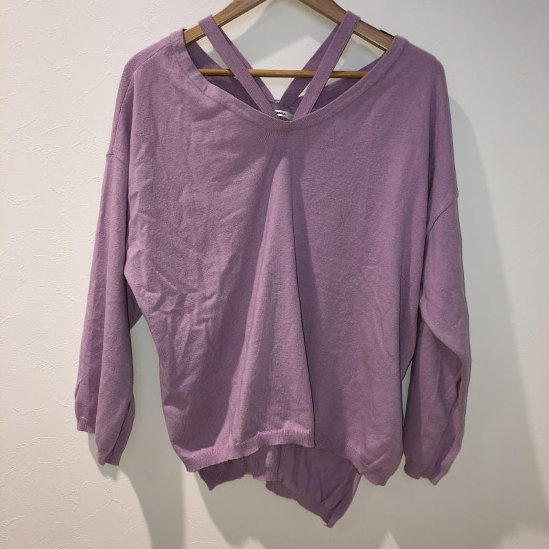 ムルーア MURUA カットソー 長袖 FREE 無地 紫 / パープル /  レディース USED 古着 中古 10012997