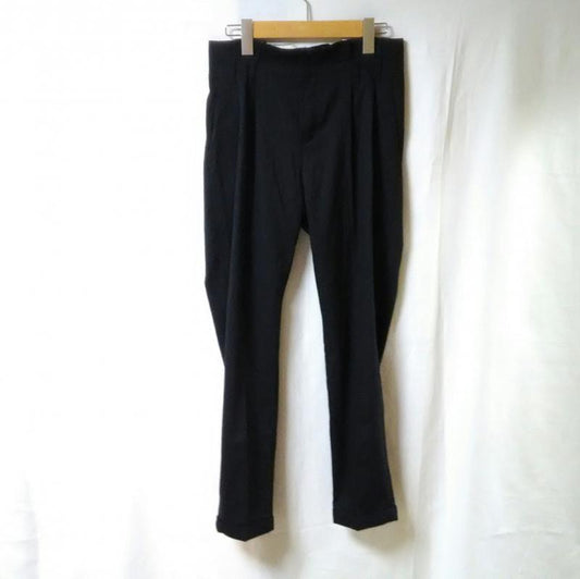 ドゥウ゛ィネット DEVINETTE パンツ スラックス 1 チェック 黒 / ブラック /  レディース USED 古着 中古 10013199