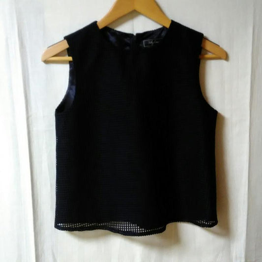 フェリースルネス Feliz Lunes カットソー 半袖 無地 紺 / ネイビー /  レディース USED 古着 中古 10013206