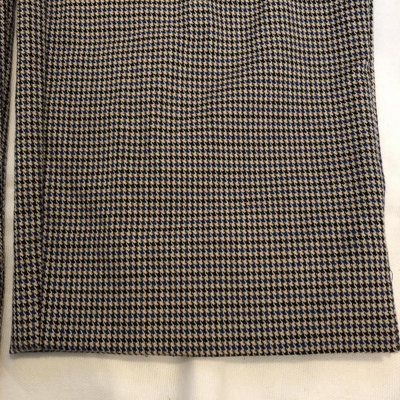 ザラベーシック ZARA BASIC パンツ スラックス L 千鳥格子 黒 / ブラック / X ベージュ / ベージュ / X 青 / ブルー /  レディース USED 古着 中古 10013210