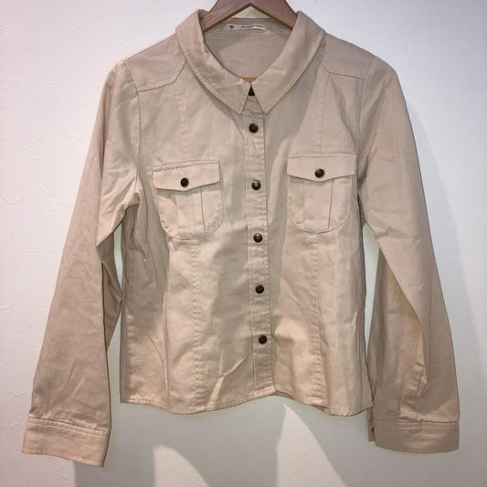 マジェスティックレゴン MAJESTIC LEGON シャツ、ブラウス 長袖 FREE 無地 ベージュ / ベージュ /  レディース USED 古着 中古 10013271