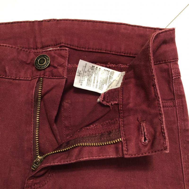 ローリーズファーム LOWRYS FARM パンツ スラックス S 無地 茶 / ブラウン /  レディース USED 古着 中古 10013336