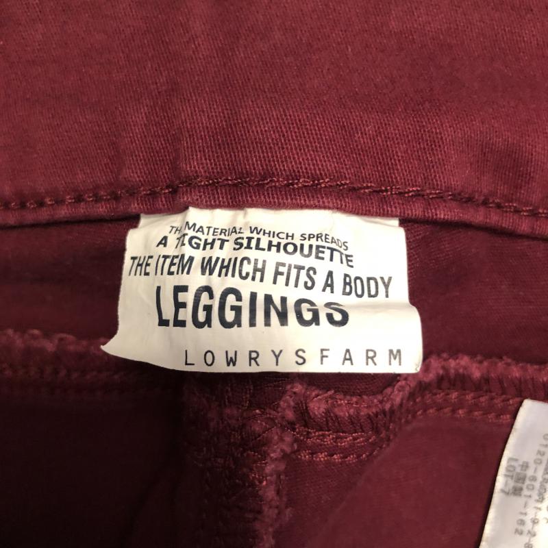 ローリーズファーム LOWRYS FARM パンツ スラックス S 無地 茶 / ブラウン /  レディース USED 古着 中古 10013336