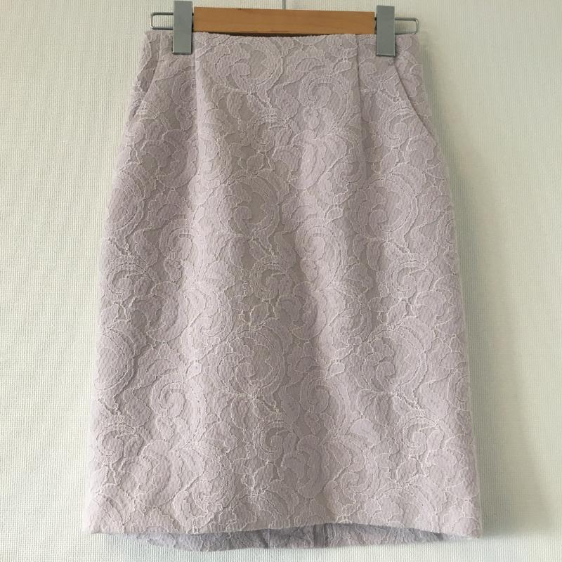 ロペピクニック ROPE' PICNIC スカート ひざ丈スカート 36  X 総柄 紫 / パープル /  レディース USED 古着 中古 10013688