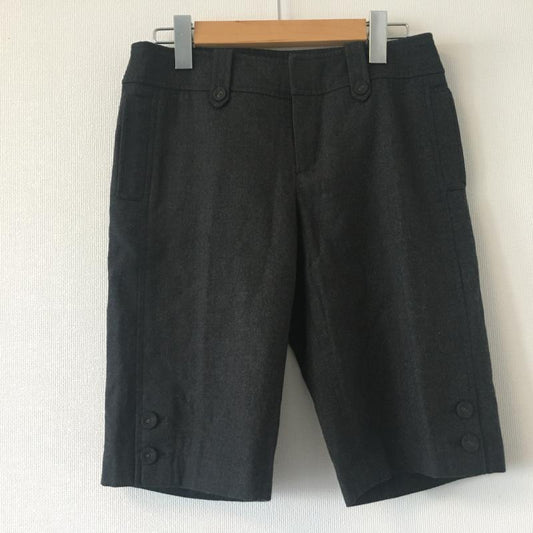 クミキョク KUMIKYOKU パンツ ショートパンツ 2 無地 灰 / グレー /  レディース USED 古着 中古 10013692