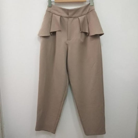 グリーンデイル ガーネット GREENDALE GARNET パンツ スラックス L 無地 ベージュ / ベージュ /  レディース USED 古着 中古 10013728