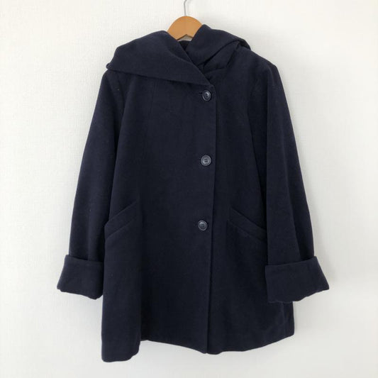 ローリーズファーム LOWRYS FARM コート コート一般 M 無地 紺 / ネイビー /  レディース USED 古着 中古 10013752