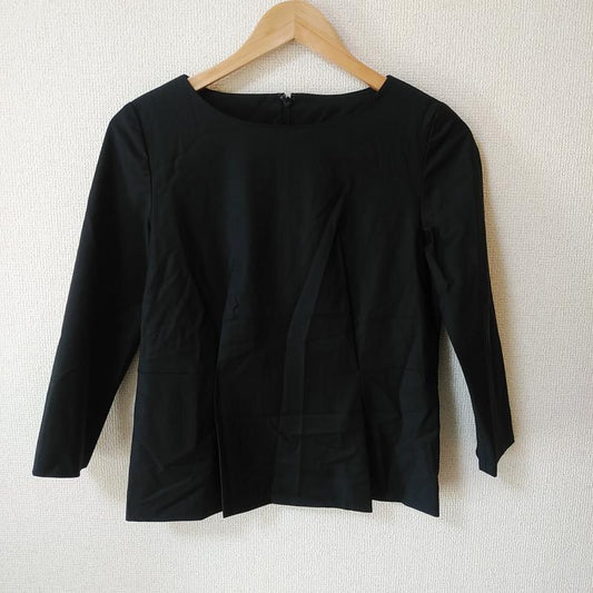 ボールジィ BALLSEY カットソー 長袖 38 無地 黒 / ブラック /  レディース USED 古着 中古 10013876