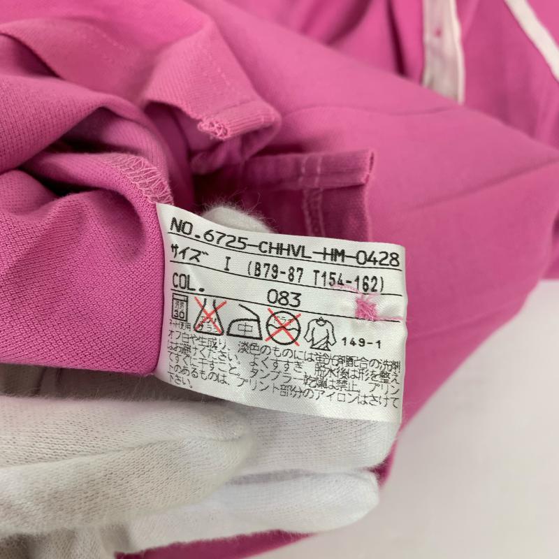 ニジュウサンク 23区 ポロシャツ 半袖 1 無地 X プリント X  桃 / ピンク / X 白 / ホワイト /  レディース USED 古着 中古 10014022
