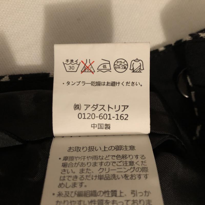 ジーナシス JEANASIS パンツ ショートパンツ FREE 総柄 白 / ホワイト / X 黒 / ブラック /  レディース USED 古着 中古 10014062