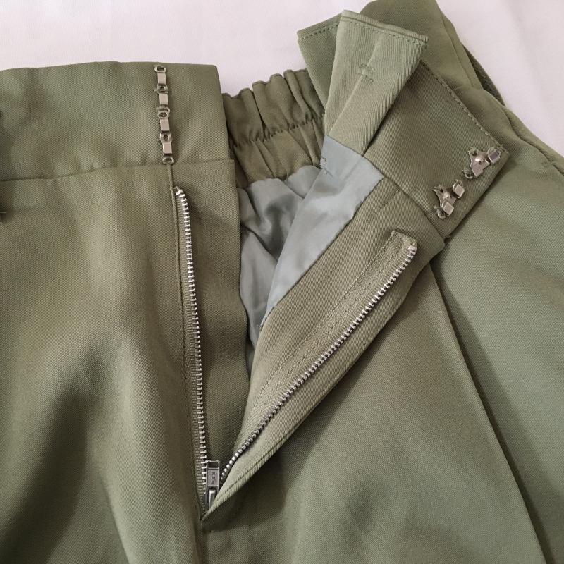 シンプリシテェ Simplicite ボトムス ボトムス ガウチョパンツ 無地 カーキ / カーキ /  レディース USED 古着 中古 10014117