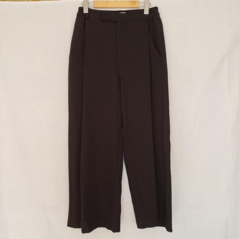 ストリコ STORICO ボトムス ボトムス ワイドパンツ 無地 黒 / ブラック /  レディース USED 古着 中古 10014159