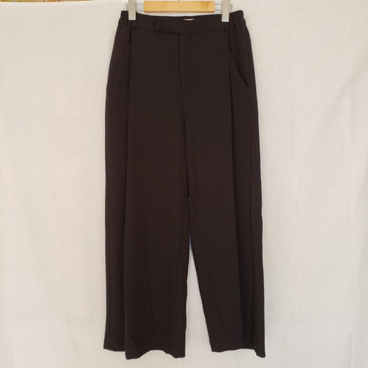 ストリコ STORICO ボトムス ボトムス ワイドパンツ 無地 黒 / ブラック /  レディース USED 古着 中古 10014159