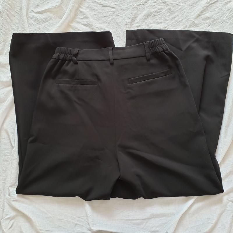 ストリコ STORICO ボトムス ボトムス ワイドパンツ 無地 黒 / ブラック /  レディース USED 古着 中古 10014159