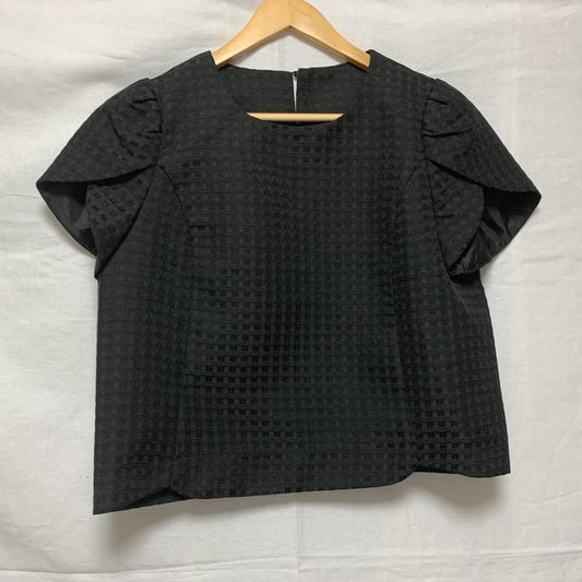 ヨーロ YOLO カットソー 半袖 38 無地 黒 / ブラック /  レディース USED 古着 中古 10014253