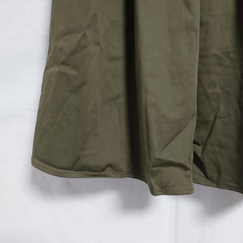 ザラベーシック ZARA BASIC スカート ロングスカート S 無地 カーキ / カーキ /  レディース USED 古着 中古 10014470