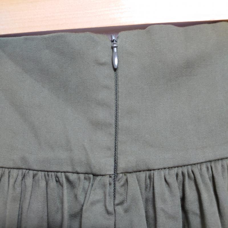 ザラベーシック ZARA BASIC スカート ロングスカート S 無地 カーキ / カーキ /  レディース USED 古着 中古 10014470