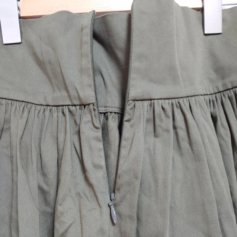 ザラベーシック ZARA BASIC スカート ロングスカート S 無地 カーキ / カーキ /  レディース USED 古着 中古 10014470
