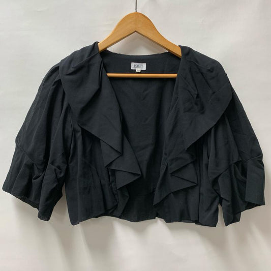 フォクシー FOXEY シャツ、ブラウス 半袖 22305 38 無地 黒 / ブラック /  レディース USED 古着 中古 10014742