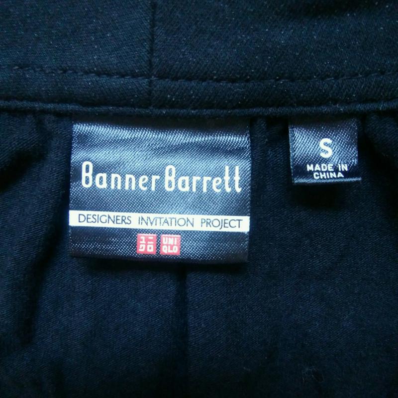 バナーバレット BANNER BARRETT チュニック 半袖 ユニクロ S 無地 黒 / ブラック /  レディース USED 古着 中古 10014785