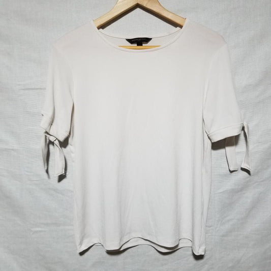 バナナリパブリック BANANA REPUBLIC カットソー 半袖 S 無地 白 / ホワイト /  レディース USED 古着 中古 10014820