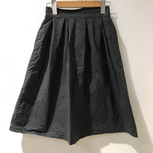 セシルマクビー CECIL McBEE スカート ひざ丈スカート M 無地 黒 / ブラック /  レディース USED 古着 中古 10014866