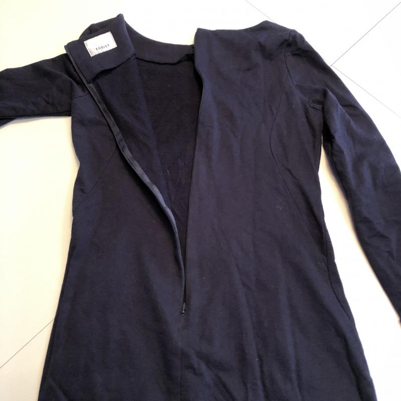 エゴイスト EGOIST チュニック 長袖 無地 紺 / ネイビー /  レディース USED 古着 中古 10014870