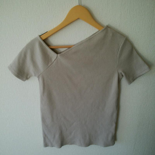 ムルーア MURUA カットソー 半袖 FREE  ベージュ / ベージュ /  レディース USED 古着 中古 10015278